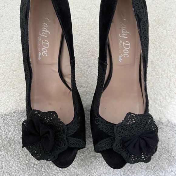 Lady Doc Sz 8 Leather Heels - Picture 4 of 6